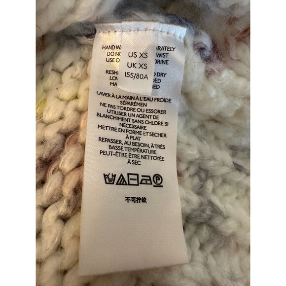 Urban Outfitters Cameron Confetti Cropped Cardigan Knit Button Size XS - Picture 9 of 10